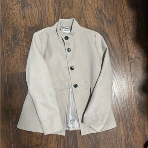 old navy pea coat gray size M